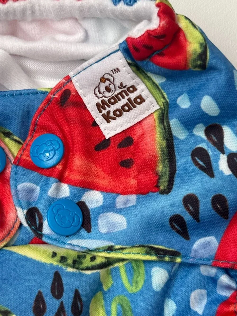 Mama Koala Watermelon Print Pocket Cloth Diaper OS No Insert NEW